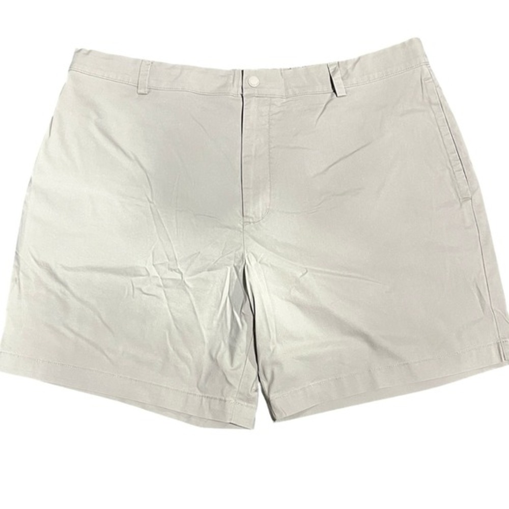 Vineyard Vines Mens XL Khaki Golf Shorts Stretch‎ Performance Casual Whale Logo
